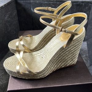 Gucci wedge sandals